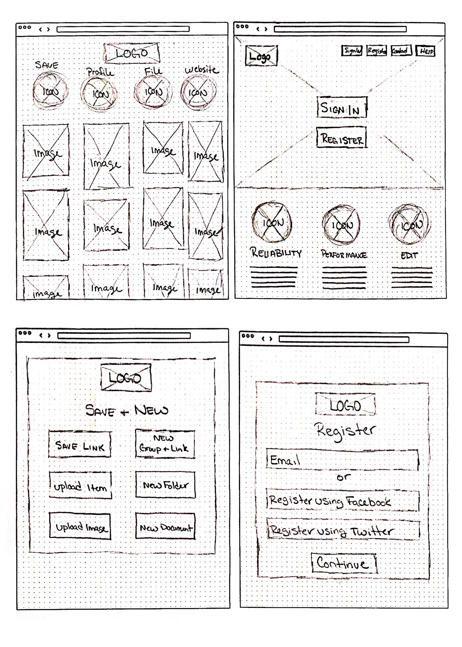 Wireframe Drawings